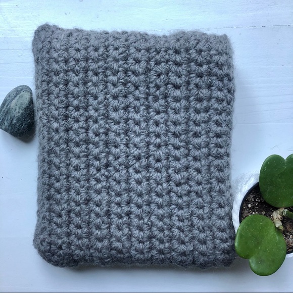 Grey crochet planner pouch classic Happy Planner - Picture 2 of 4